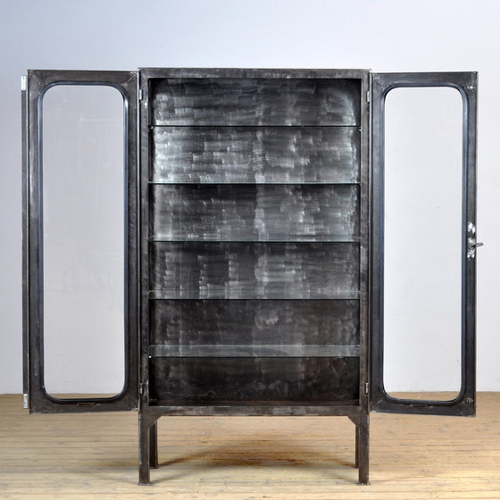 Image 1 of Polished Medical Cabinet, 1970’s