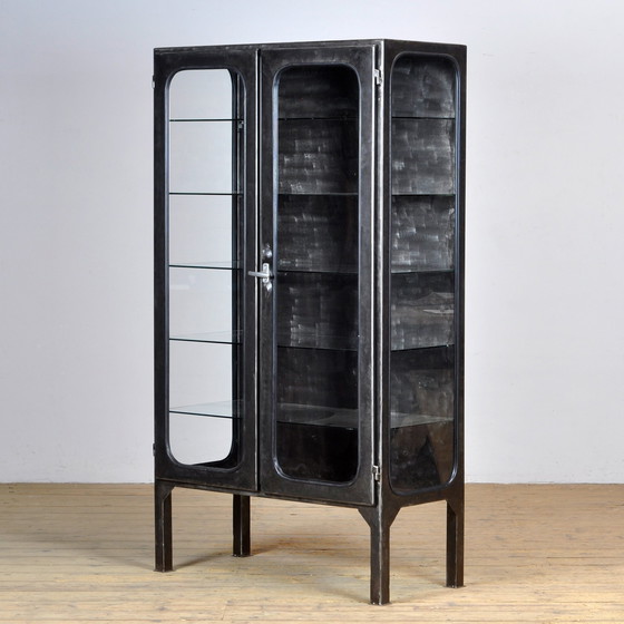 Image 1 of Polished Medical Cabinet, 1970’s