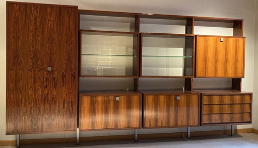 Wall-mounted sets, pantries, display cabinets, bars, drawers and cupboards.