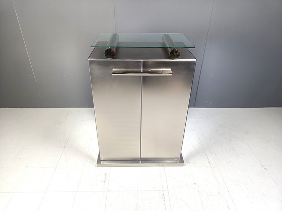 Image 1 of Postmodern Bar Cabinet By Belgochrom, 1980S