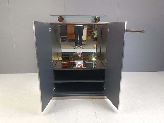 Image 1 of Postmodern Bar Cabinet By Belgochrom, 1980S