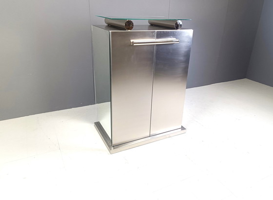 Image 1 of Postmodern Bar Cabinet By Belgochrom, 1980S