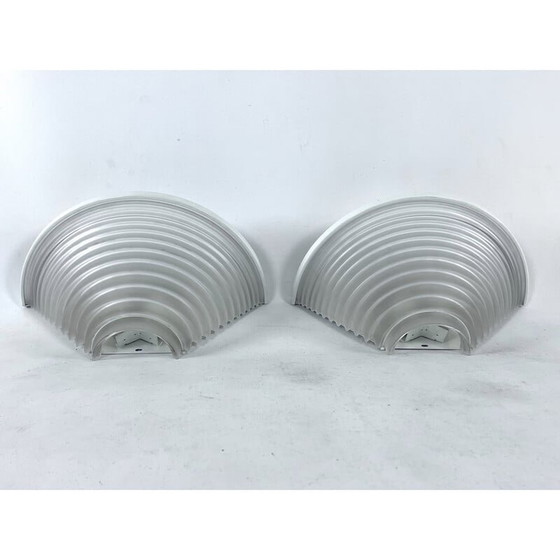 Image 1 of Pair of vintage Egisto 38 wall lamps by Angelo Mangiarotti for Artemide, Italy 1980s