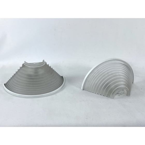 Image 1 of Pair of vintage Egisto 38 wall lamps by Angelo Mangiarotti for Artemide, Italy 1980s