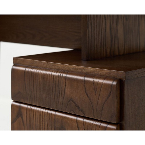 Image 1 of Vintage oak desk by Bohumil Landsman, Czechoslovakia 1970