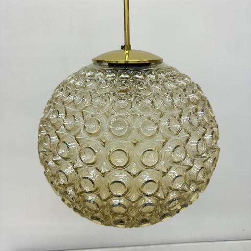 Limburg Glashütte Hanging Lamp Pendant 1970S