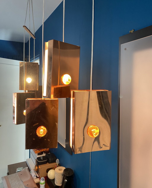 Plafonnier vintage des années 1970