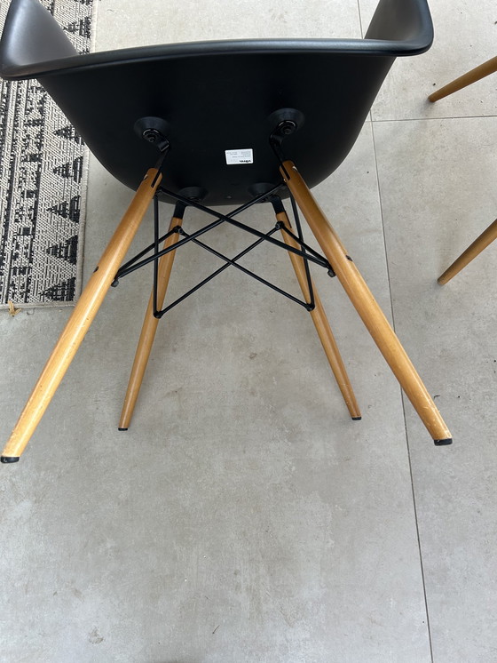 Image 1 of 3x Vitra Eames DAW chair