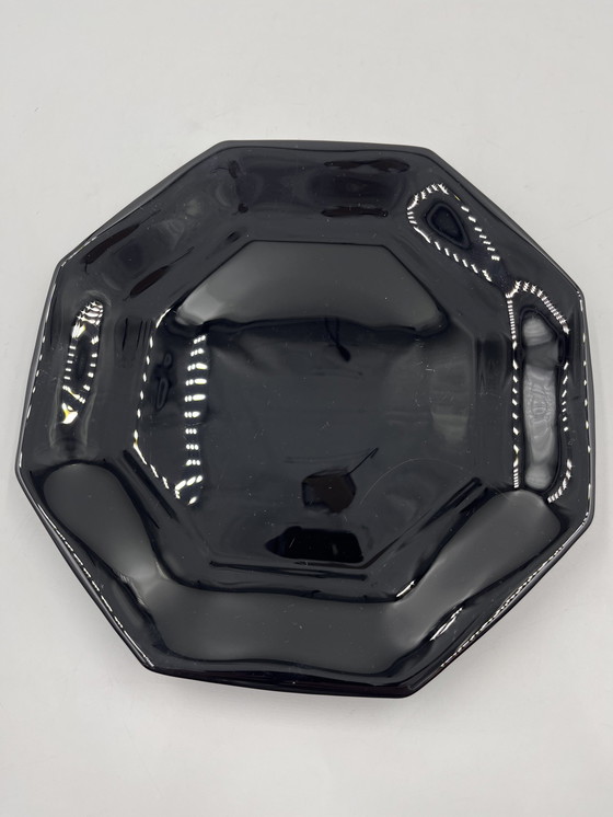 Image 1 of Set Of 4 Flat Plates Black