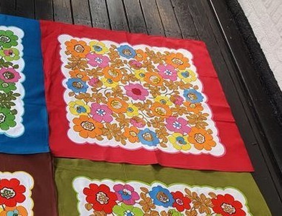 Image 1 of 13311 Vintage 1970s Merry Tablecloth