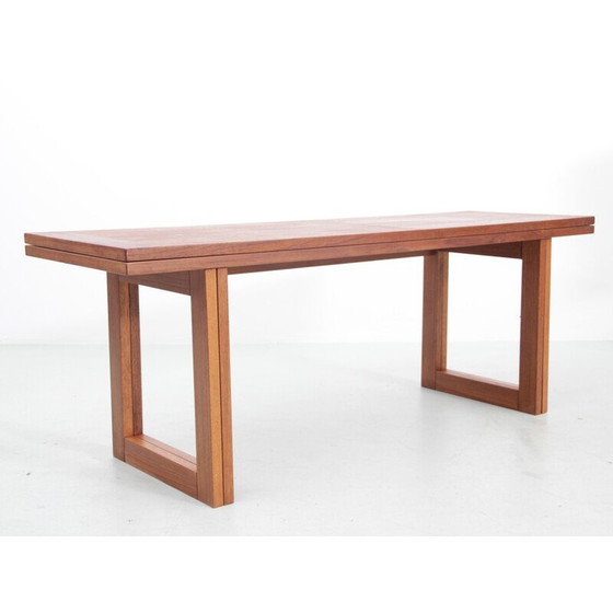 Image 1 of Vintage teak folding coffee table from Ansager Møbler