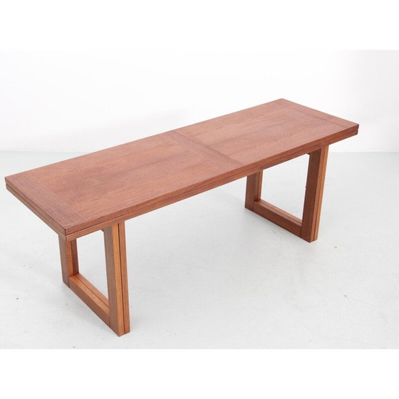 Image 1 of Vintage teak folding coffee table from Ansager Møbler