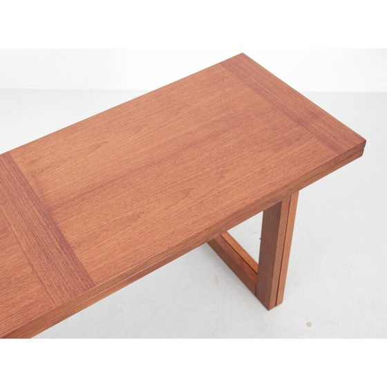 Image 1 of Vintage teak folding coffee table from Ansager Møbler