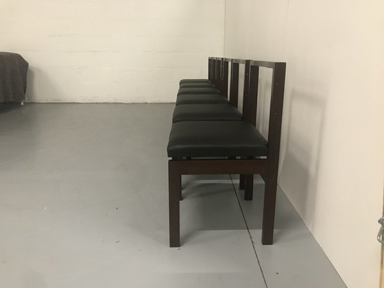 Image 1 of Rosewood And Skai Dining Chairs 1970S Belgium, Set Of 6