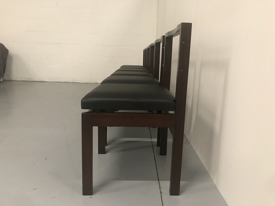 Image 1 of Rosewood And Skai Dining Chairs 1970S Belgium, Set Of 6