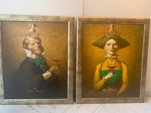 King and Queen – schilderijen tekeningen, Other