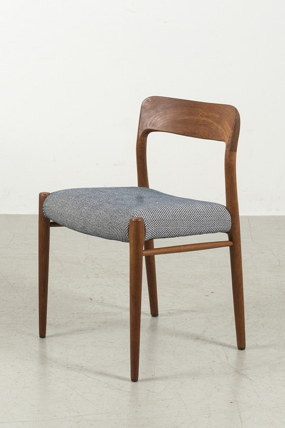 Image 1 of 5 Møller Model 75 Chairs Refurbished No. 68056