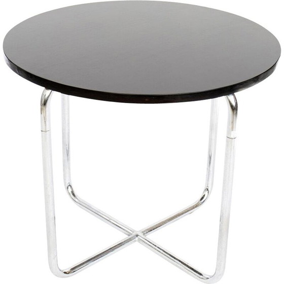 Image 1 of Vintage Bauhaus tubular steel side table, 1930s