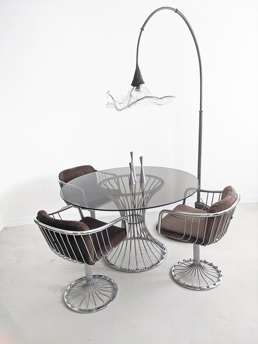 Lothar Klute XL Bronze Lampadaire en forme de fleur