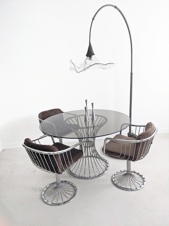 Image 1 of Lothar Klute XL Bronze Lampadaire en forme de fleur