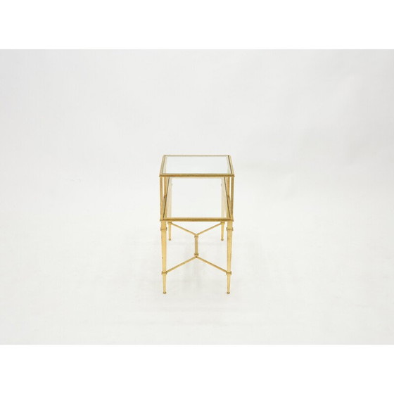 Image 1 of Divano vintage in ferro battuto dorato di Robert e Roger Thibier, 1960