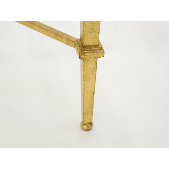 Image 1 of Divano vintage in ferro battuto dorato di Robert e Roger Thibier, 1960