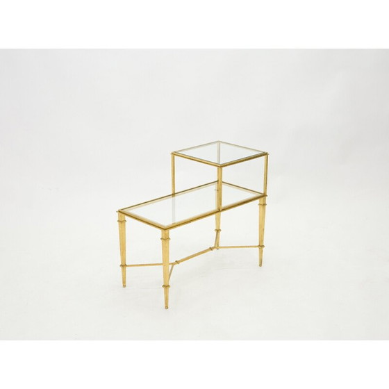 Image 1 of Divano vintage in ferro battuto dorato di Robert e Roger Thibier, 1960