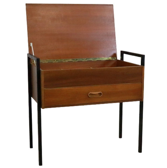 Image 1 of Mid Century Sewing Cabinet "Angelrode"