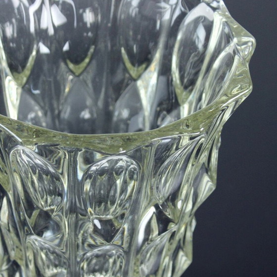 Image 1 of Vintage glass vase by Vladislav Urban by Rosice, Czechoslovakia 1960