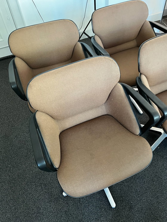 Image 1 of 4x Wilkhahn Office Armchair 190 Office Chair by Hans Roericht