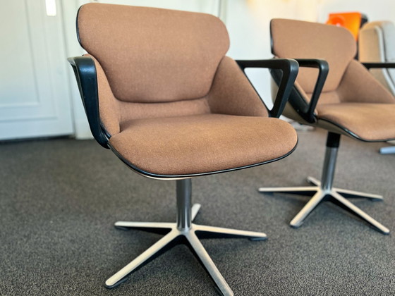 Image 1 of 4x Wilkhahn Office Armchair 190 Office Chair by Hans Roericht