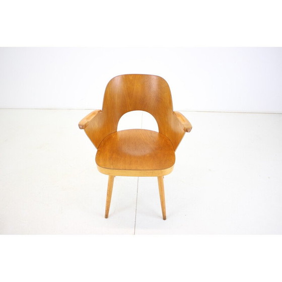 Image 1 of Vintage beechwood armchair by Oswald Haerdtl, Czechoslovakia 1959