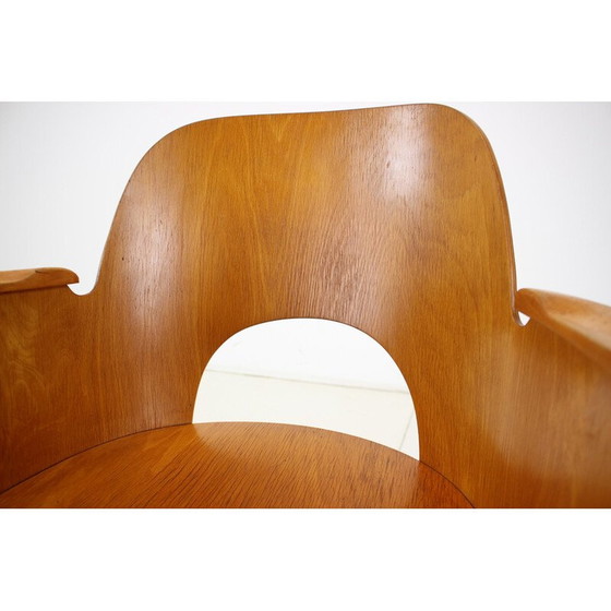 Image 1 of Vintage beechwood armchair by Oswald Haerdtl, Czechoslovakia 1959