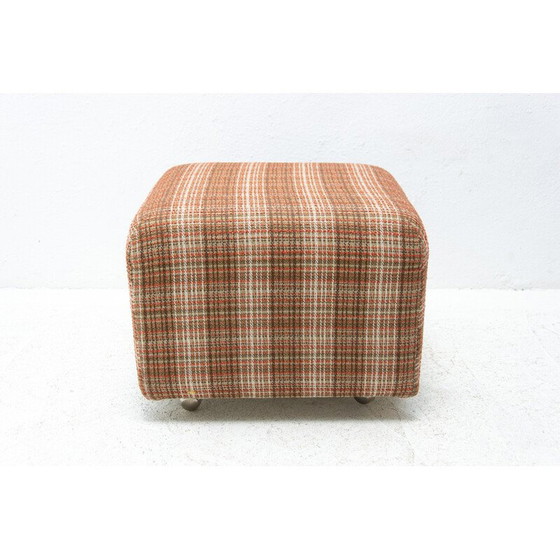 Image 1 of Vintage fabric pouf, Czechoslovakia 1980s
