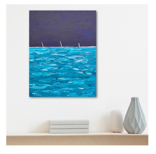 Ocean. Acrylic by Frédéric Cadiou