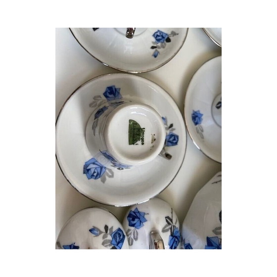 Image 1 of Vintage Art Deco coffee tea chocolate service in Limoges porcelain for Uc et Mf, 1940
