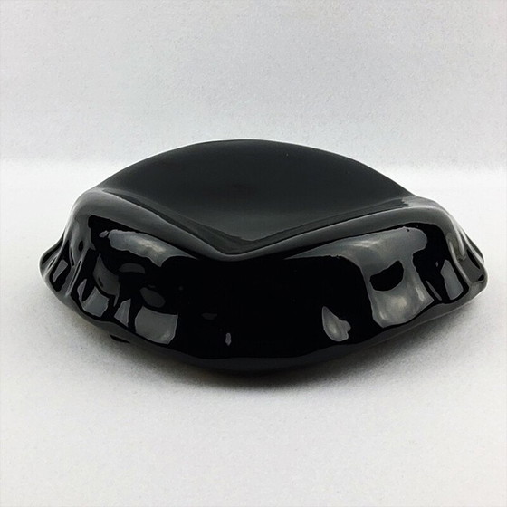 Image 1 of Capsule' vintage pocket tray ceramic with black enamel by J.C Peiré, 1980