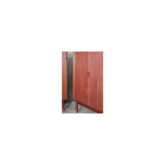 Image 1 of Pair of vintage teak lowboards by Peter Hvdt and Orla Mølgaard, Denmark 1960