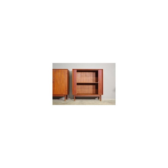 Image 1 of Pair of vintage teak lowboards by Peter Hvdt and Orla Mølgaard, Denmark 1960