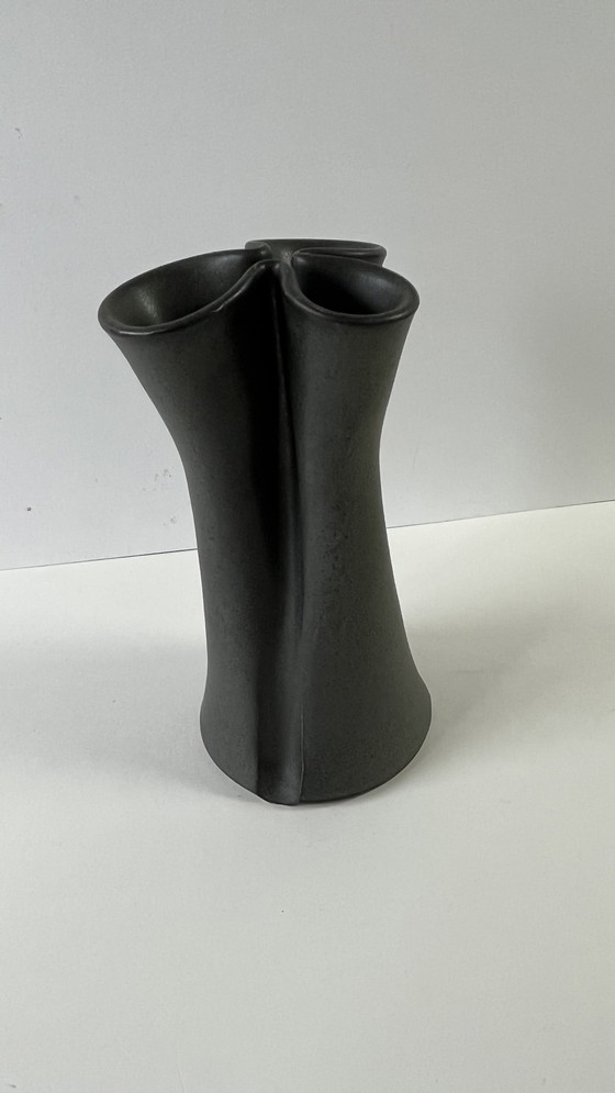 Image 1 of Aage Würtz organic lobed porcelain vase