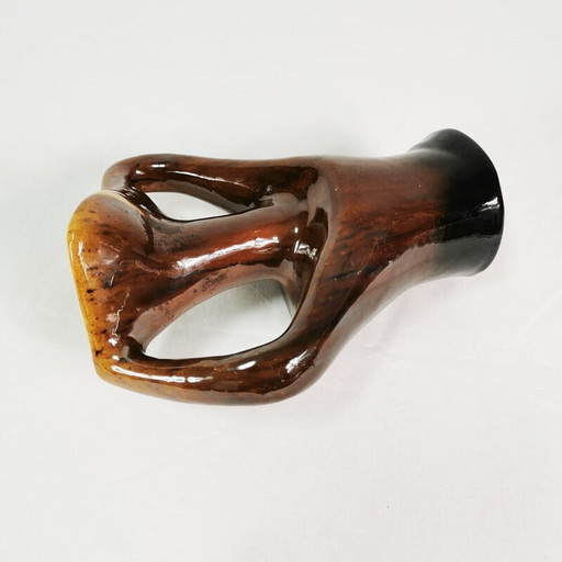 Jarrón vintage "Ceramika Krakowska" de M. Garga, años 60