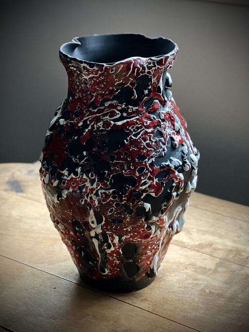 Vase Fat Lava / Lave Grasse West Germany