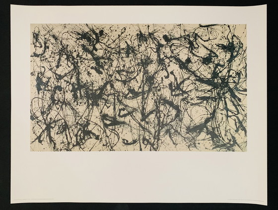 Image 1 of Jackson Pollock (1912-1956 After - "Number 32, 1950" - (70X90Cm)