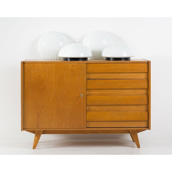 Image 1 of Lampada da parete vintage in vetro bianco di Napako, Cecoslovacchia, 1970