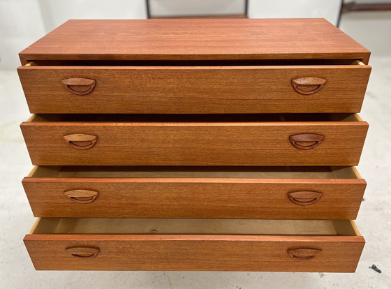 Image 1 of Kai Kristiansen Teak Chest Of Drawers, 1960S.