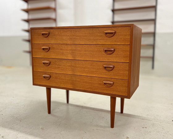 Image 1 of Kai Kristiansen Teak Chest Of Drawers, 1960S.