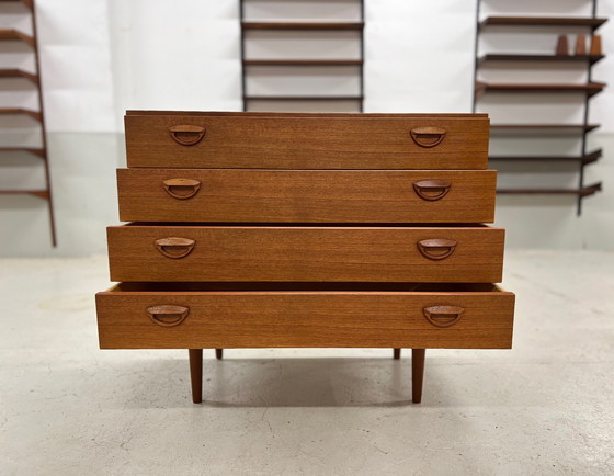 Image 1 of Kai Kristiansen Teak Chest Of Drawers, 1960S.