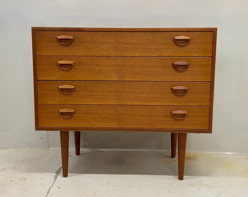 Kai Kristiansen Teak Chest Of Drawers, 1960S.