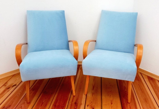 Image 1 of Armchairs Attributed To Jaroslav Šmidek For Ton, Czechoslovakia, 1960S, Set Of 2