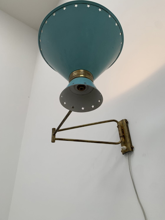 Image 1 of Lampe Diabolo Mathieu Lunel 1950's